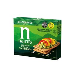 Paine Crocanta din Ovaz Integral cu Rozmarin si Sare fara Gluten 150g Nairns