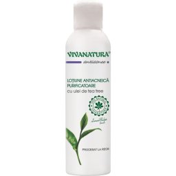 Lotiune Antiacneica Purificatoare cu Ulei de Tea Tree 150ml Vivanatura