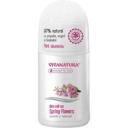 Deo Roll On Spring Flowers 50ml Vivanatura