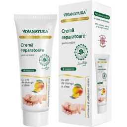Crema Reparatoare pentru Maini cu Mango si Shea 50ml Vivanatura