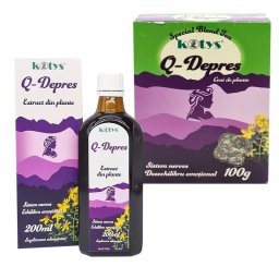 Tinctura 200ml si Ceai Q-Depres sistem nervos Kotys