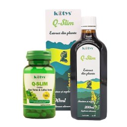 Tinctura 200ml si Capsule Q-Slim sanatos si suplu Kotys