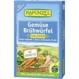 Cuburi de Supa de Legume cu putina sare Eco 8cuburi Rapunzel