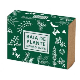 Sapun cu Menta si Salvie 100g Baia de Plante