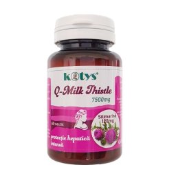 Q-Milk Thistle 7500mg pentru protectie hepatica 60tb Kotys
