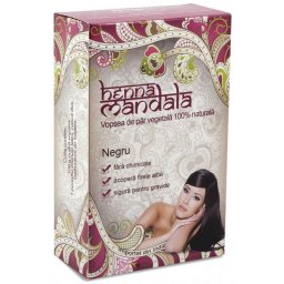 Pudra Henna Negru 100g Henna Mandala