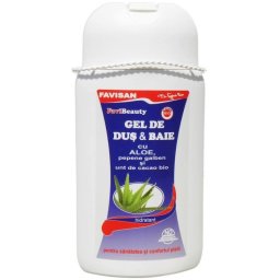 Gel Dus Aloe-Pepene Galben 300ml Favisan