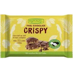 Ciocolata Lapte Crocanta Eco 100g Rapunzel