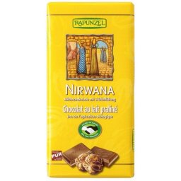Ciocolata Nirwana cu Lapte si Praline Eco 100g Rapunzel