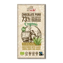 Ciocolata Neagra cu Sirop de Agave Eco 100g Chocolates Sole