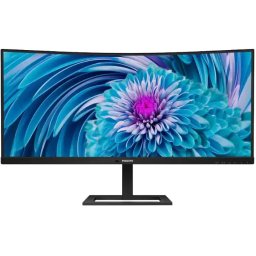 Monitor Philips Curbat LED IPS 34'' QHD, 100Hz, 4ms, Adaptive Sync, FlickerFree, Display Port, HDMI, USB-C, 346E2CUAE/00
