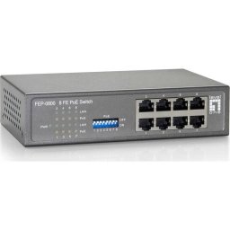 Switch Switch LevelOne FEP-0800 8-Port 10/100 PoE