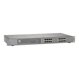 Switch Switch LevelOne FEP-1612 16-Port 10/100 PoE