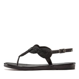 LASCANA Flip-flops negru