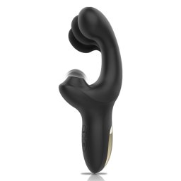 Ibiza Fingering & Pulsing Vibrator Black