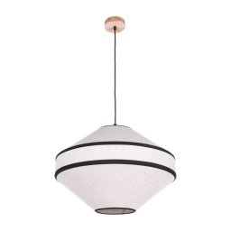 Spot-Light 16991174 - Lustră AMIGO suspendată pe cablu, 1xE27/60W/230V, stejar
