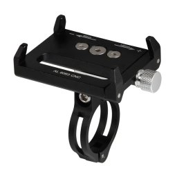 Suport telefon Aluminiu CNC Reglabil pe Ghidon la Moto / Trotineta / Bicicleta