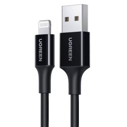 Cablu USB la Lightning MFi, 2 m, negru