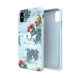Husa Husa originala Adidas OR SnapCase Floral pentru Apple iPhone X / Apple iPhone Xs, design floral elegant gri