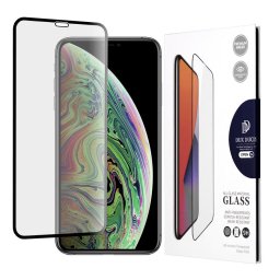 Folie de sticlă securizată Dux Ducis pentru Apple iPhone X / XS / 11 Pro - negru