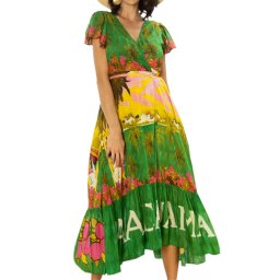 RUBY YAYA Rochie Jamaica S/L Maxi JAMAICAS/LMAXI-PNK pink