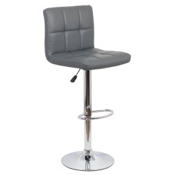 Scaun bar cu spatar rotativ ABS 191 gri