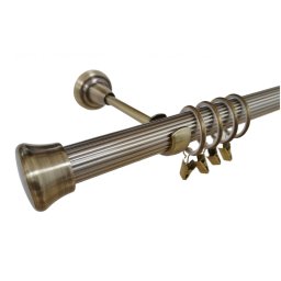 Galerie simpla Fulda teava striata aur antic 25mm