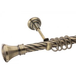 Galerie simpla Luxor teava twister aur antic 25mm