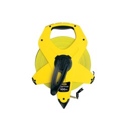Ruleta deschisa POWERWINDER cu banda din fibra de sticla STANLEY 100m x 12.7mm