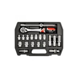 Trusa chei tubulare cu antrenor 1/2" Yato