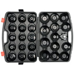 Set de chei tubulare pentru filtru de ulei 30 piese YATO
