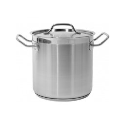 Oala inalta din inox cu capac 6,3 L