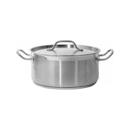 Oala joasa din inox cu capac 12,9 L