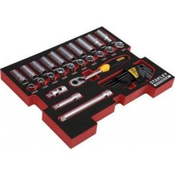 FMHT0-74296 STANLEY. SET 38 UNELTE DE MANA FATMAX IN TAVA DE SPUMA T-STAK 3/8