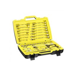 FMMT82827-1 STANLEY FATMAX SET CHEI + TUBULARE 1/4 +1/2 DE 49 PIESE