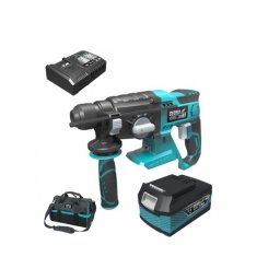 Dedra set Ciocan rotopercutor SDS Plus SAS+ALL cu acumulator Li-Ion 18V 5.0Ah incarcator rapid 125W si geanta