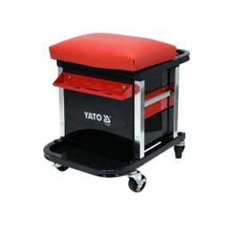 Taburet atelier cu doua sertare, tava si surpot unelte Yato YT-08790