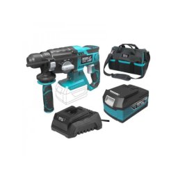 DED7017 DEDRA Ciocan rotopercutor cu acumulator 18 V 4 Ah ASAS+ALL, incarcator si geanta textila
