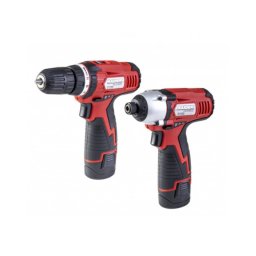 RAIDER Set bormasina cu 2 viteze si surubelnita cu impact, cu 2 acumulatori Li-ion 12 V, 1.5 Ah