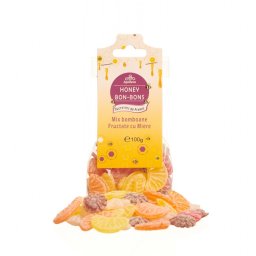 Bomboane mix fructate cu miere 100g Apidava