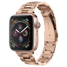 Curea pentru Apple Watch 1/2/3/4/5/6/7/8/SE/SE 2 (38/40/41mm) - Spigen Modern Fit - Rose Gold