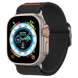 Curea pentru Apple Watch 1/2/3/4/5/6/7/8/SE/SE 2/Ultra (42/44/45/49mm) - Spigen Fit Lite Ultra - Black