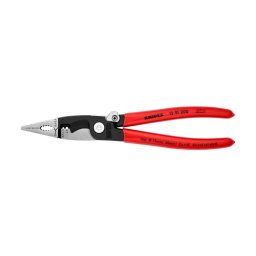 Cleste KNIPEX 6 in 1 pentru instalatii electrice, 200 mm, cu mecanism inteligent de blocare, fabricat in Germania 13 91 200