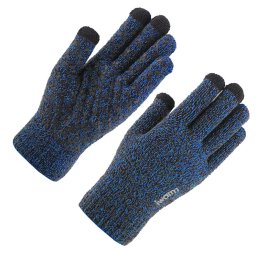 Manusi touchscreen iWarm ST0005, utilizare smartphone, culoare albastru