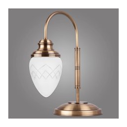 Lampă de masă RINAMA 1xE27/60W/230V alamă Kemar LSA25/M/RI