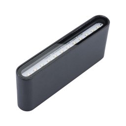 Aplică perete exterior LED FLOW LED/6W/230V IP54 negru