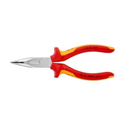 CleE te cu varf semirotund KNIPEX VDE 160 mm, curbat la 40 , izolat 1000 V, pentru instalatii electrice, fabricat A n Germania 25 26 160