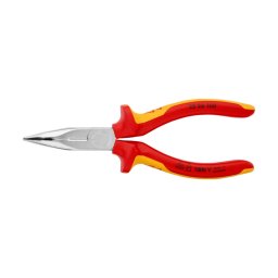Cleste cu varf semirotund, VDE 1000 V, curbat la 40, , pentru spatii inguste, maner multicomponent, 160 mm, KNIPEX 25 26 160