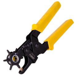 Cleste pentru perforat obiecte din piele, tesatura sau plastic