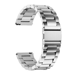 Curea Techsuit Watchband 20mm Samsung Galaxy Watch 4 5 Active 2 Huawei Watch Gt 3 42mm Gt 3 Pro 43mm argintiu